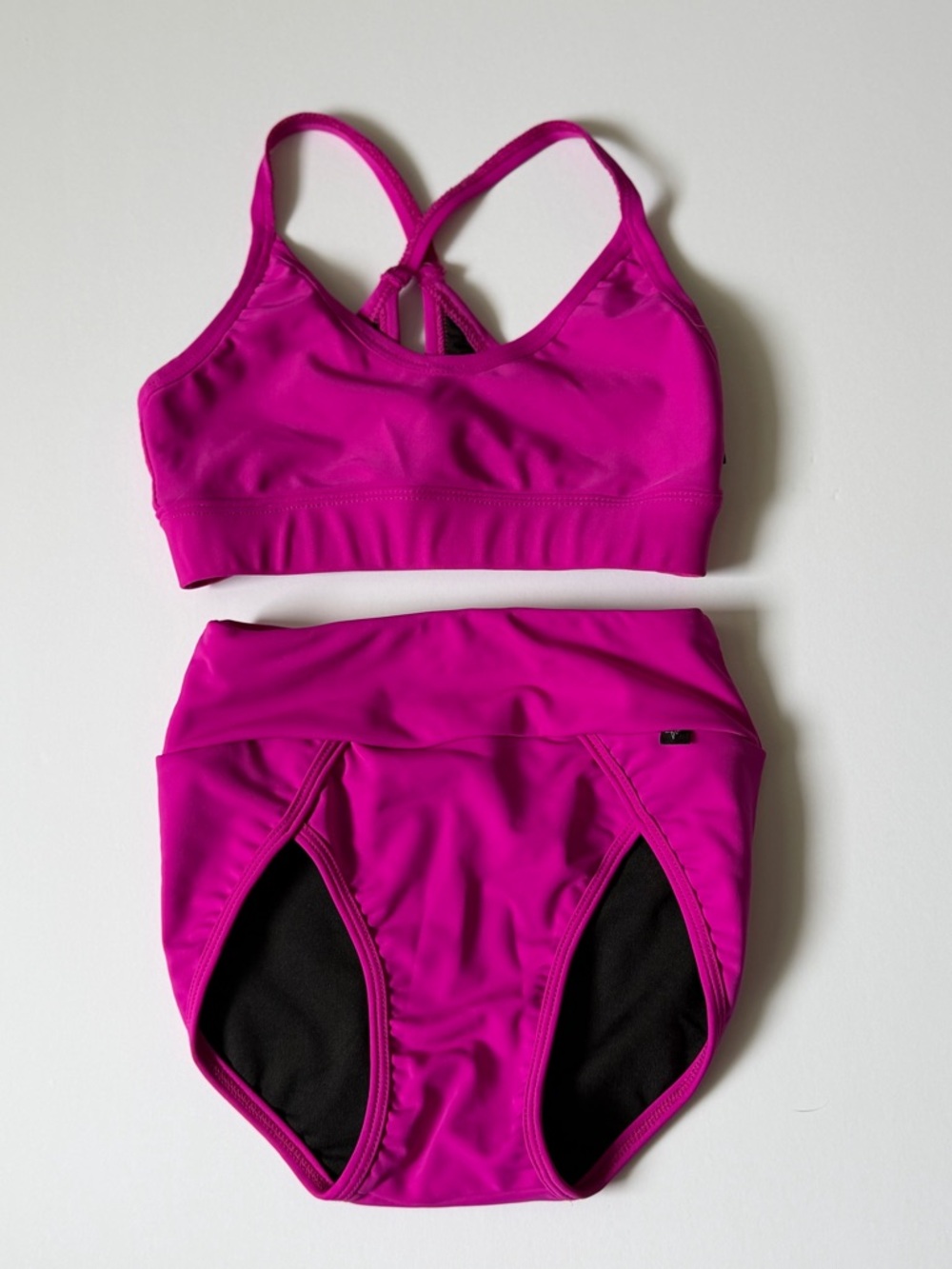 Girls' Pink Dance Costume Two-Piece Set by Daroch size 6